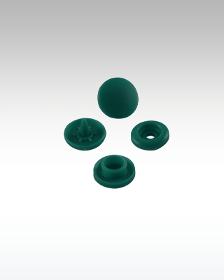 Hemlock Green Plastic Snaps (12,50mm) Cap