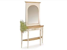 White Dressing Table With Mirror – 2067