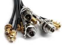 RF Bulk Head Cable SMA/F to MMCX/M-RA