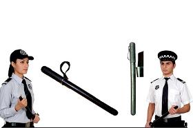 Rubbers stick for Security man