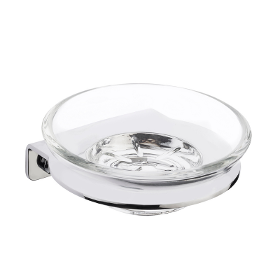 Neva Chrome Round Soap Dish