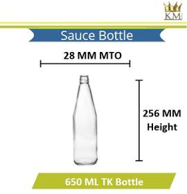 Glass Sauce Bottle