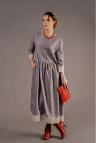 Ladies' fashion, linen dress