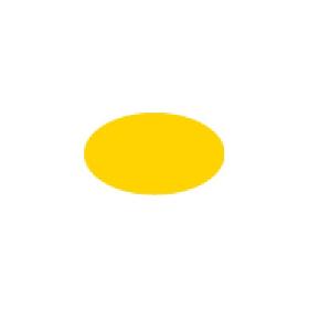 Floor marking symbol - oval, yellow