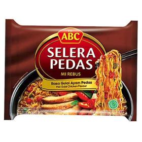 ABC INSTANT NOODLE (SOUP)HOT CHICKEN GULAI ((Spicy Red curry