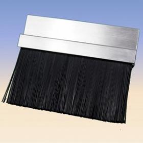 75mm Standard Black Nylon Brush Strip x 10mm