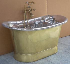 brass bathtub