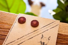 Upcycled Leather Earrings