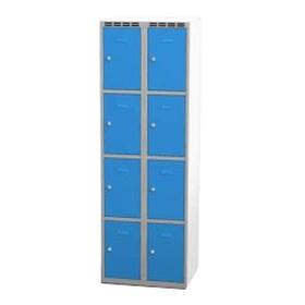 Wardrobe with 8 cases greyish blue