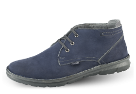 Male boots of the "Clarks" type of blue nubuck