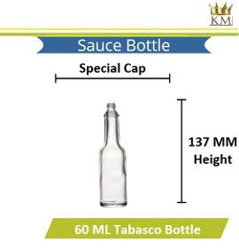 Glass Tabasco Bottle