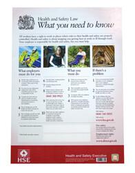 Health and Safety Law Poster