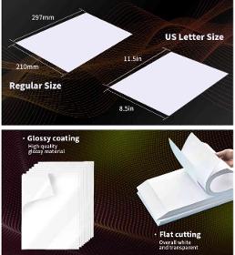 Manufacturer A4 Self Adhesive Paper Sticker Roll white