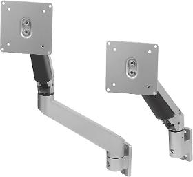 Monitor bracket, aluminium, height adjustable 4 or 5 axis