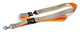 Textile lanyard 20 reflective, DURABLE