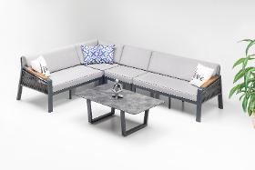 Gowoll Mykonos Plus Table Garden Lounge Set Premium Corner 