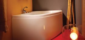 asymmetric bathtubs