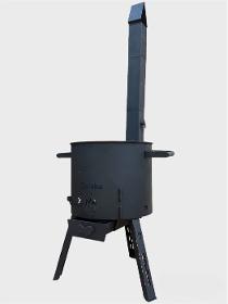 Metal wood-burning stove 10 liters