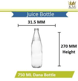 Glass Fruit Juice Bottle