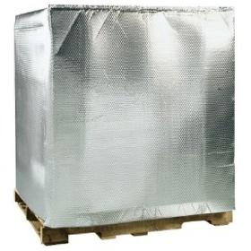 Heat-insulating cover for pallets