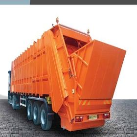 Rear Loading Waste Compactor Semi-Trailer