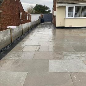 Grey Limestone Paving