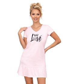 Cotton T-shirt with ruffles - Pink Panther