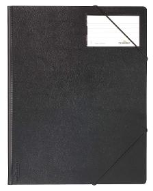 Folder with elastic holders A4