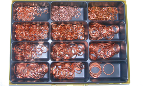 Assortment copper-non-asbestos gasket 8-