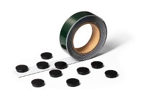 Self-adhesive metal tape with magnets 5 m x 35 mm