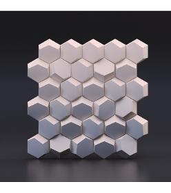 Model "Honeycomb" 3D Wall Panel