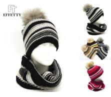 Effetty Wool Beanie and Infinity Scarf (0051809)