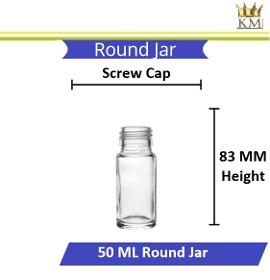 Round Glass Jar