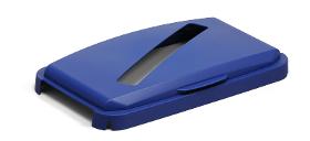 Hinged lid for DURABIN® 60L rectangular with slot, DURABLE