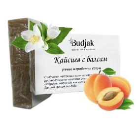 Apricot with balm - handmade soap 105 g.