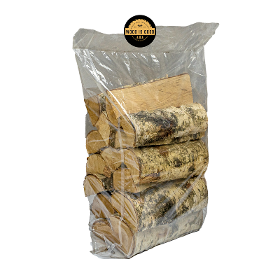 Hardwood Firewood plastic bag