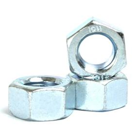 M8 - 8mm Hex Full Nuts Hexagon Full Nuts Bright Zinc Plated 