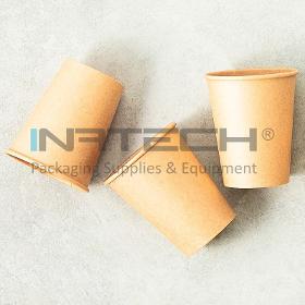 Cardboard Cup 7 oz For Hot Drinks, 50 pcs/set