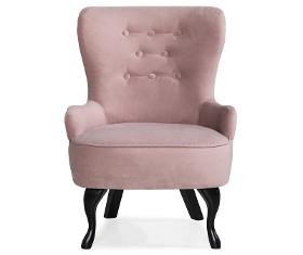 Armchair Alora in light pink 59x58x84 cm