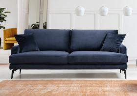 Papira 3 Seater - Navy Blue