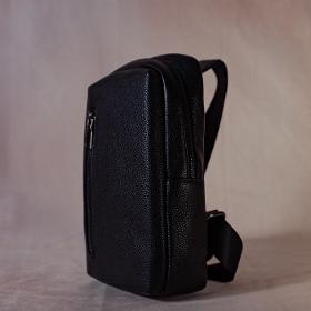 Leather Belt Bag With Fingerprint Lock