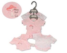 Premature Baby Girls Bodyvest 2 Pack