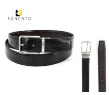 R Roncato Made in Italy Doubleface Leather Belt (0724071.35D)