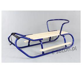 Sled with footrests – navy blue