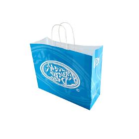 paper bag with twisted handles, full print