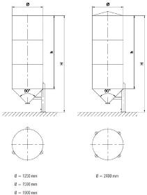 Single chamber silo