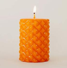 Pillar candle Tropical - orange (small)