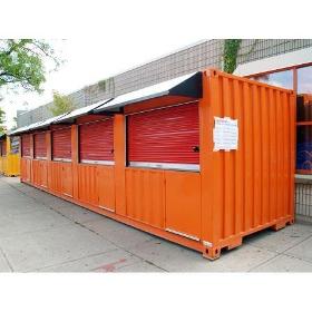 Container stand ticket office