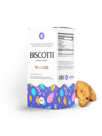 Biscotti box square bottom shape large size white eco-friendly