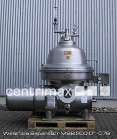 GEA Westfalia Separator Self-cleaning disc centrifuge